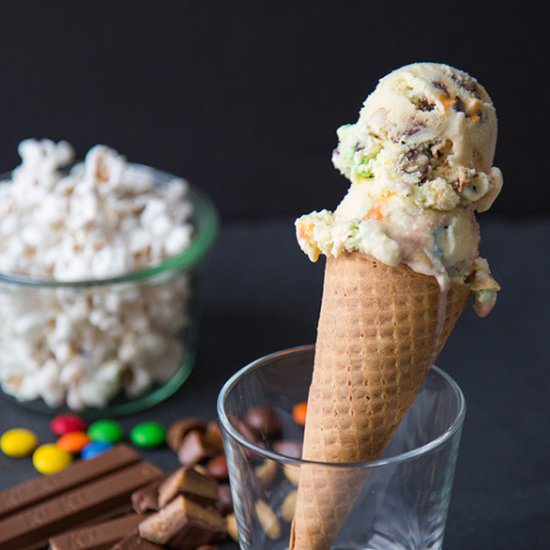 Movie Night Ice Cream - Recipe photo by the little epicurean