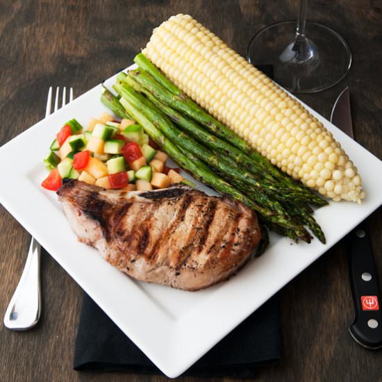 Grilled Pork Chops - Recipe photo by kaweah