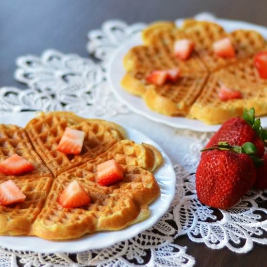 Vegan Coconut Waffles - Recipe photo by whiness