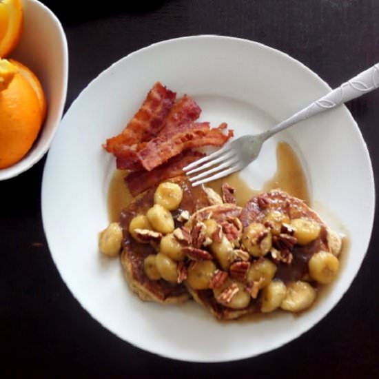Bananas Foster Pancakes - Recipe photo by Joybee