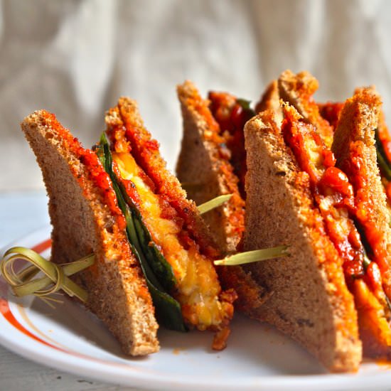 Mini Tempeh Sandwiches - Recipe photo by riceandcoconut