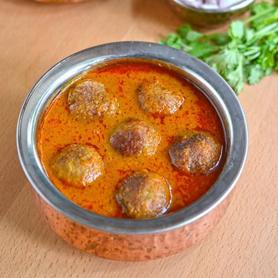 Kela (Plantain) Kofta Curry - Recipe photo by Indian Khana