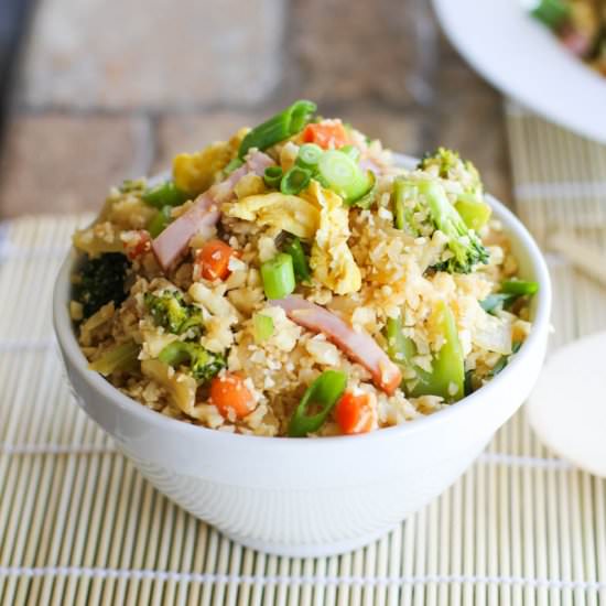 Ham Fried Cauliflower Rice - Recipe photo by Julies Jazz
