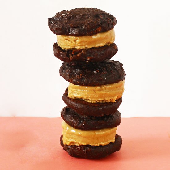 Pretzel Milk Ice Cream Sandwiches - Recipe photo by LorimerKitchen