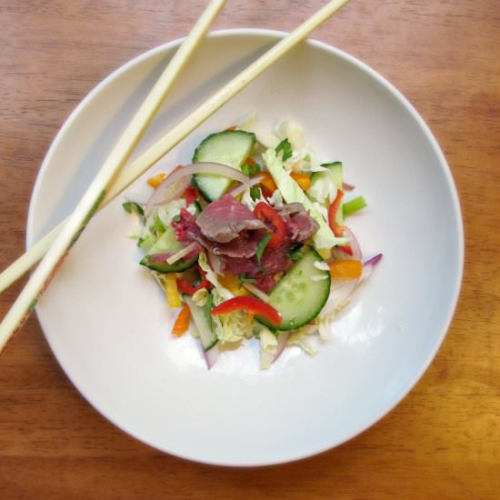 Beef sashimi salad - Recipe photo by rise and shine