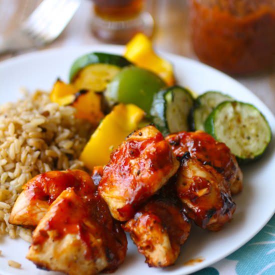 Grilled Maple-Chipotle Chicken - Recipe photo by SheKnows Food Editor