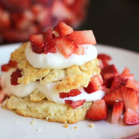 Homemade Strawberry Shortcake - Recipe photo by audreysapron