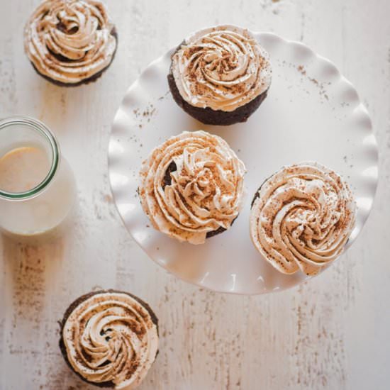 Dark Chocolate Mocha Cupcakes - Recipe photo by Rumela