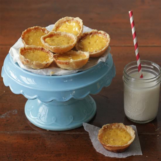 Portuguese Egg Tarts - Recipe photo by the tummy train