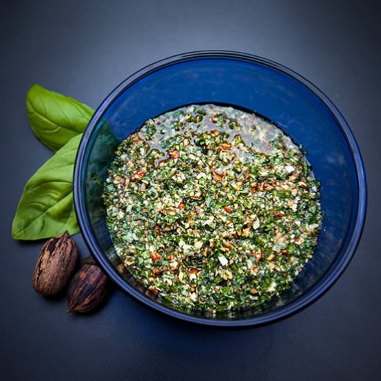 Texas Pecan Pesto - Recipe photo by cookshootandeat