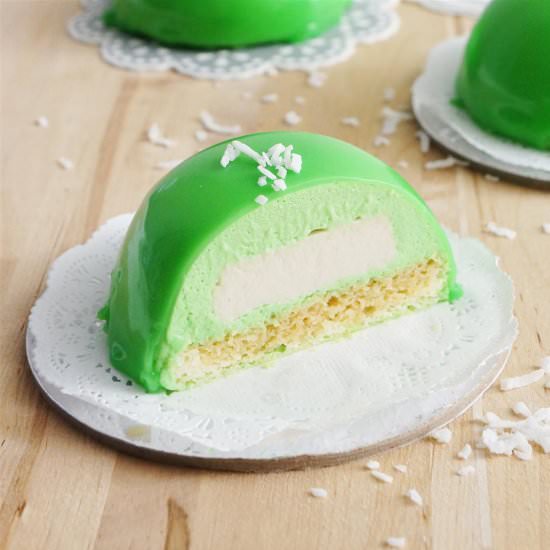 Coconut, Pandan and Gula Melaka - Recipe photo by cakeletsanddoilies