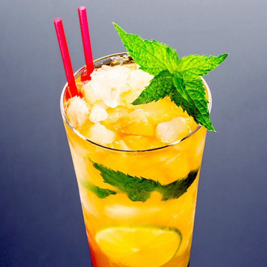 The Queen's Park Swizzle Cocktail - Recipe photo by kitchenriffs