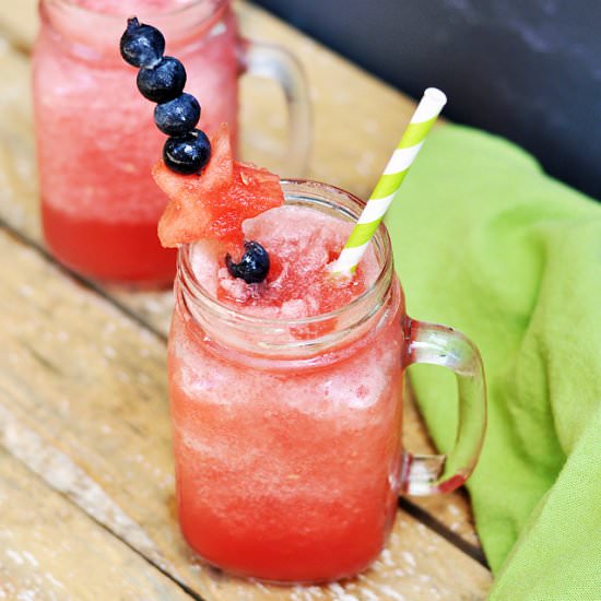 Salted Watermelon Slushies - Recipe photo by Cherished Bliss