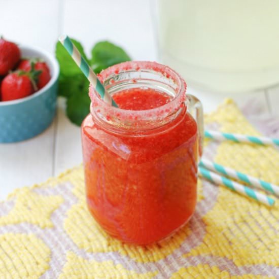 Strawberry Lemonade Fizz - Recipe photo by simplyhappenstance