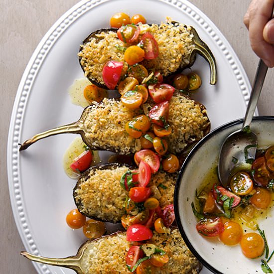 Summer Eggplant Parmigiana - Recipe photo by Yes more please
