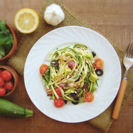Ten Minute Zucchini Noodles - Recipe photo by marijasmine