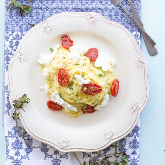 Fettucine with Mascarpone Sauce - Recipe photo by suvellecuisine