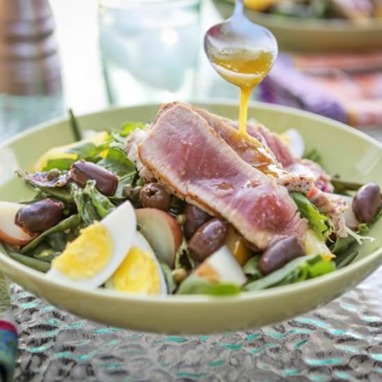 Grilled Ahi Nicoise Salad - Recipe photo by PrimalPalate