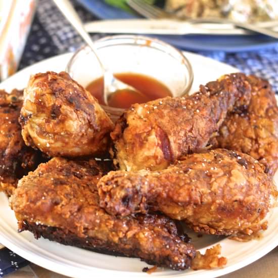 Tea Brined Buttermilk Fried Chicken - Recipe photo by Simple Southern Living