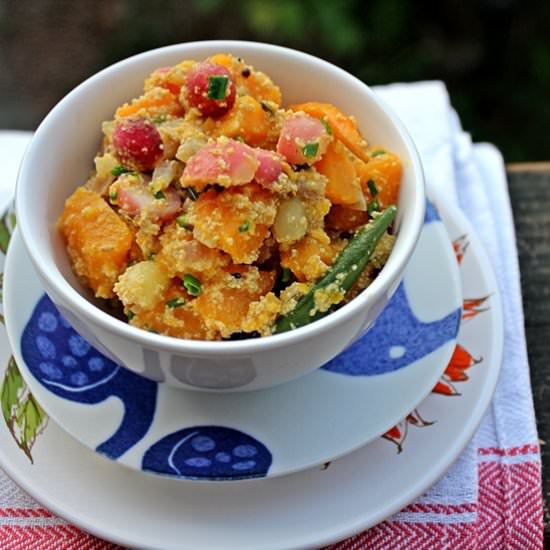 Creamy Bengali Radish Medley - Recipe photo by Cooking in Westchester