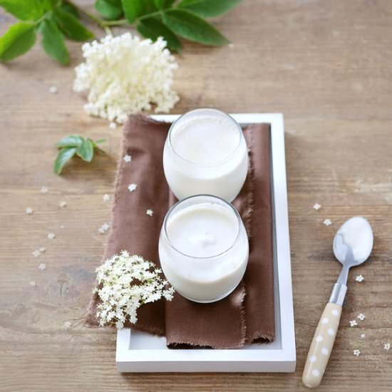 Homemade Yogurts with Elderflower - Recipe photo by MySweetFaery