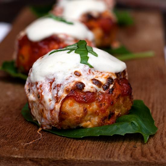 Chicken Parmesan Meatballs - Recipe photo by kimshealthyeats
