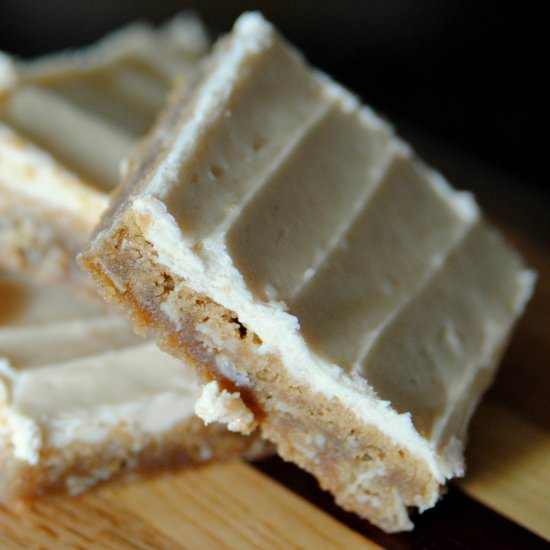 Luscious Peanut Butter Bars - Recipe photo by Food&amp;Swine