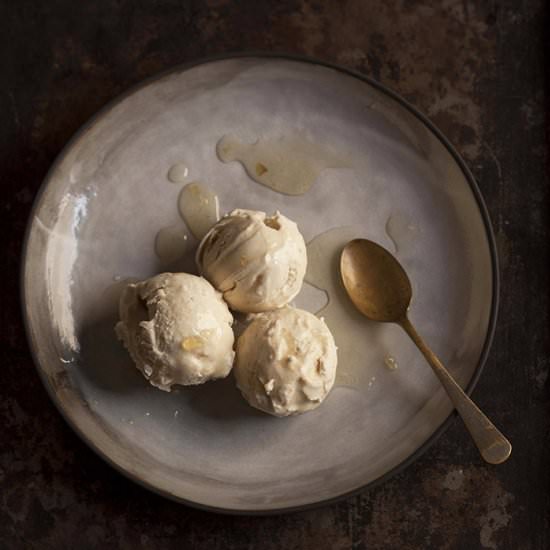 Ginger miso ice cream - Recipe photo by drizzleanddip