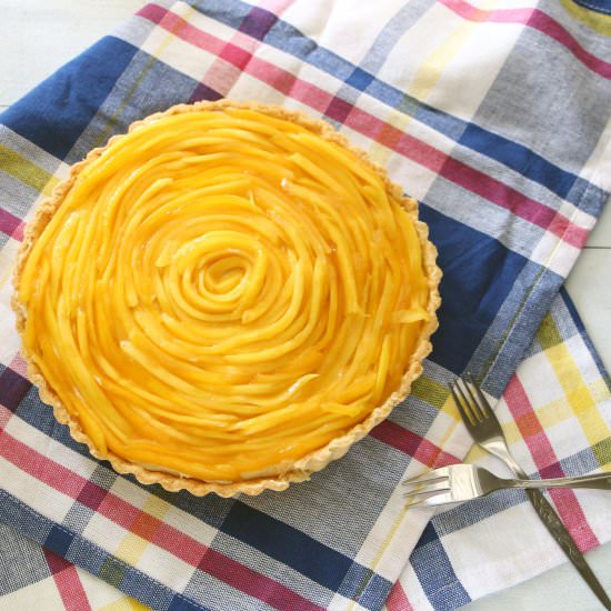 Mango Tart - Recipe photo by passionnebakes
