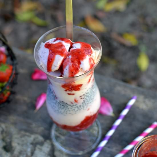 Strawberry Falooda - Recipe photo by spiceinthecity