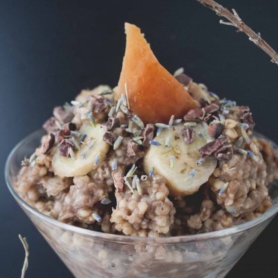 Lavender & Ginger Spice Oats - Recipe photo by theroadnotprocessed