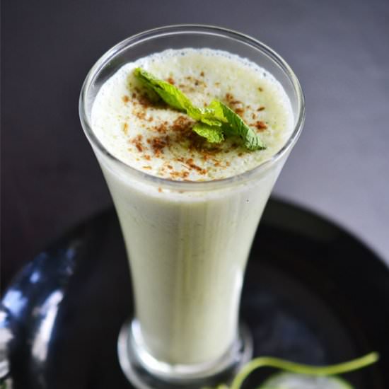 Salted Cucumber Lassi (Smoothie) - Recipe photo by Indian Khana