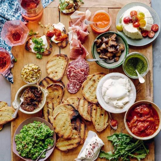 Bruschetta Bar - Recipe photo by gdalkin