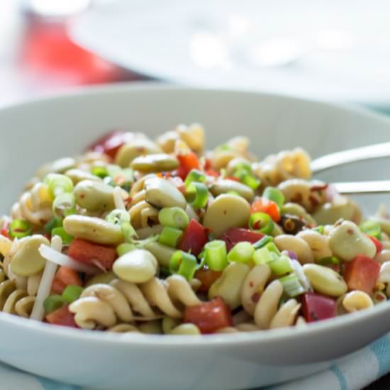 Pasta Salad with Beans & Anchovies - Recipe photo by PrimaveraKitchen
