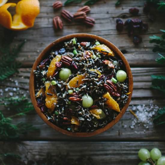 Wild Rice Salad - Recipe photo by foolproofliving.com