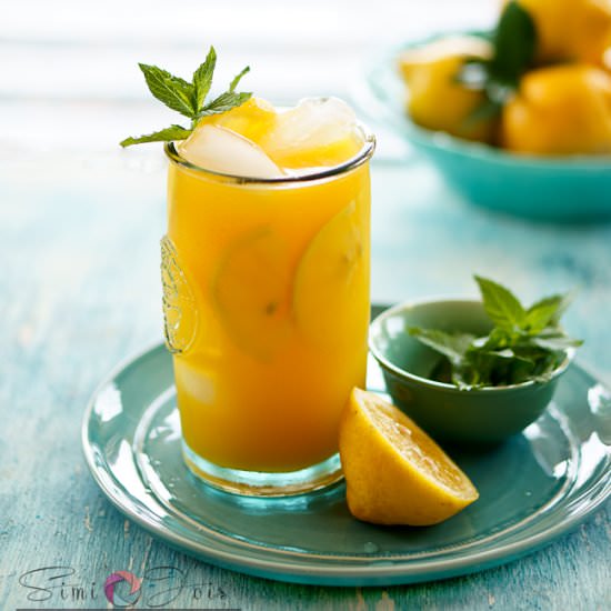 Mango Lemonade - Recipe photo by turmericnspice