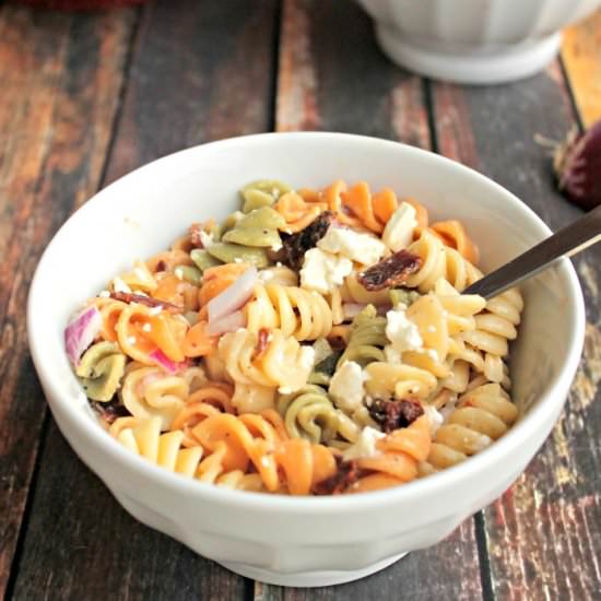 Pepper Bacon & Feta Pasta Salad - Recipe photo by SparklesKathy