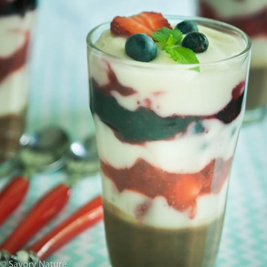 Dairy Free Berry Parfait - Recipe photo by SavoryNature