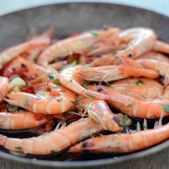 Gambas Piri-Piri - Recipe photo by loeffelgenuss