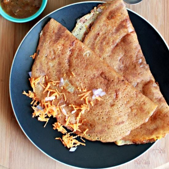 Carrot And Onion Crepes - Recipe photo by Aromatic Cooking