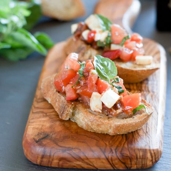 Bruschetta - Recipe photo by Delights of Culinaria