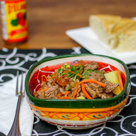 Panamanian Beef Stew - Recipe photo by Ethnic Spoon