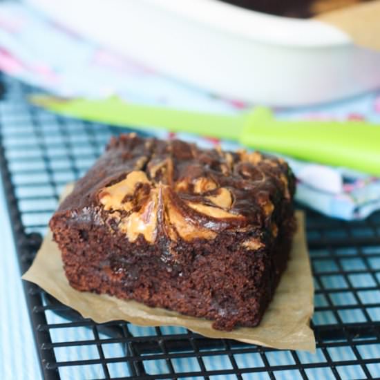 Peanut Butter Avocado Brownies - Recipe photo by jellib