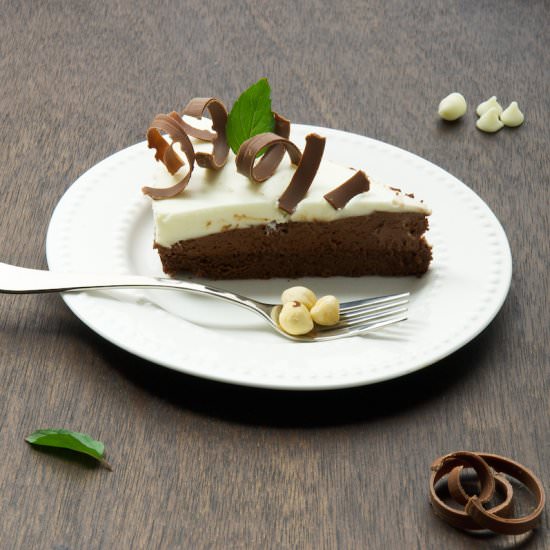 Triple Chocolate Mousse Cake - Recipe photo by lslfunblog
