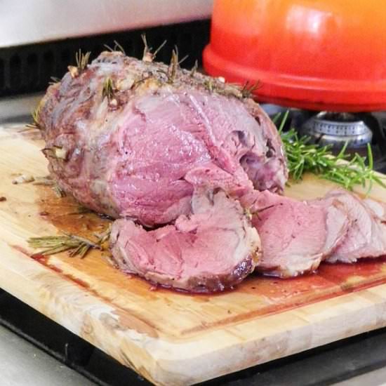 Roasted Leg of Lamb - Recipe photo by webicurean