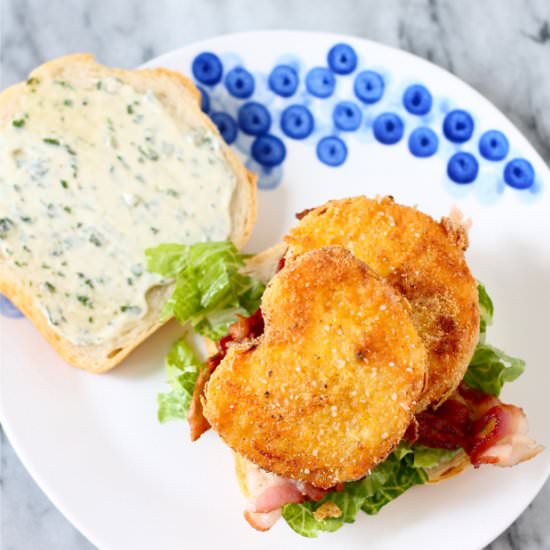 BL& Fried Tomato Sandwich - Recipe photo by perpetuallyhungry