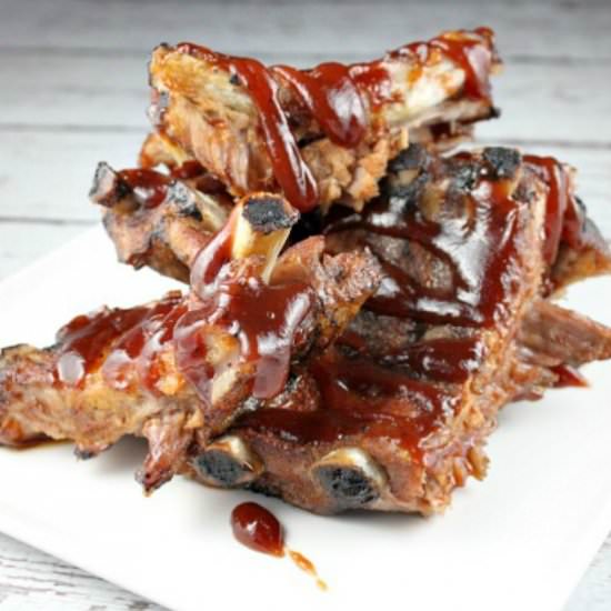 How To Cook The Best Ribs - Recipe photo by RecipeGirl