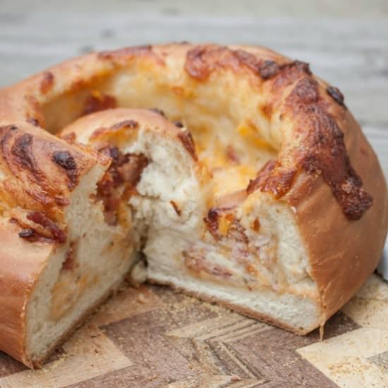 Cheesy Bacon Bread - Recipe photo by Sweetphi