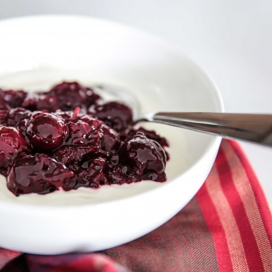Cherry Jam (No Sugar) - Recipe photo by slovak.roots