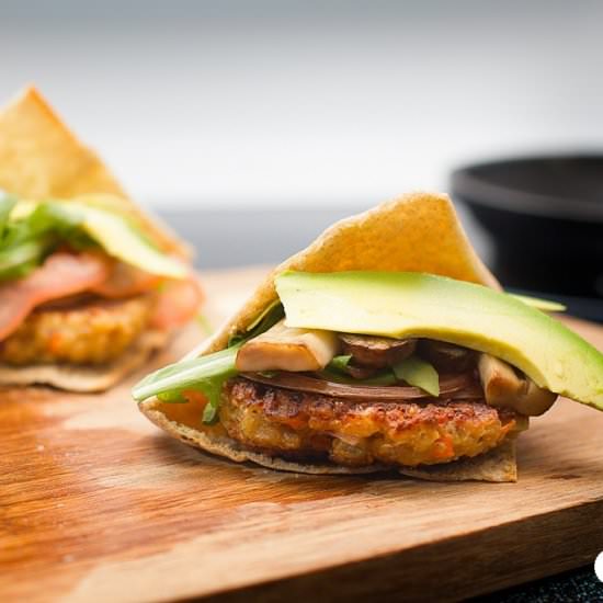 Quinoa Lentil Burger - Recipe photo by ourfreshkitchen